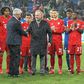 Hoffenheim owner Dietmar Hopp shakes hands with Bayern chief executive Karl-Heinz Rummenigge