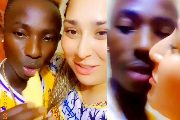 Patapaa and his girlfriend Liha Miller