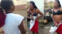 ‘Beautiful’ man who disguises and woks as female househelp is found out and undressed (video)