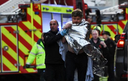 Police say two people were killed and three injured during a suspected terror attack on London Bridge