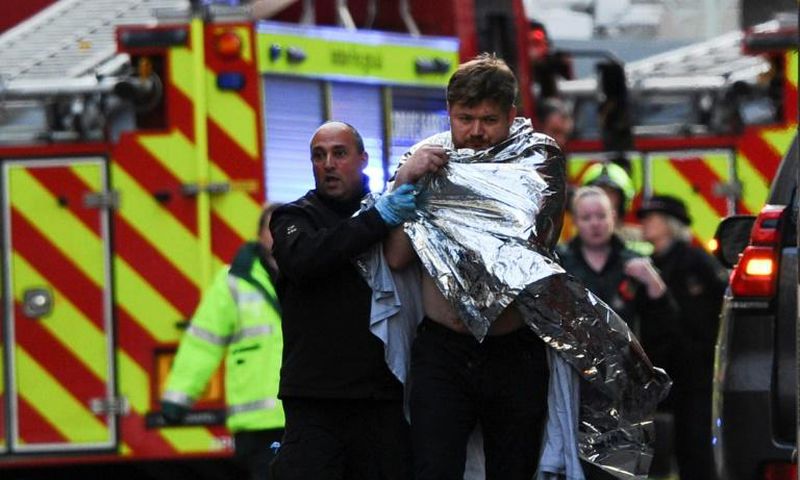 Police say two people were killed and three injured during a suspected terror attack on London Bridge