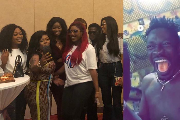 Ahohyehy3! Shatta Wale mocks Ghanaian celebrities who went to wait for Cardi B