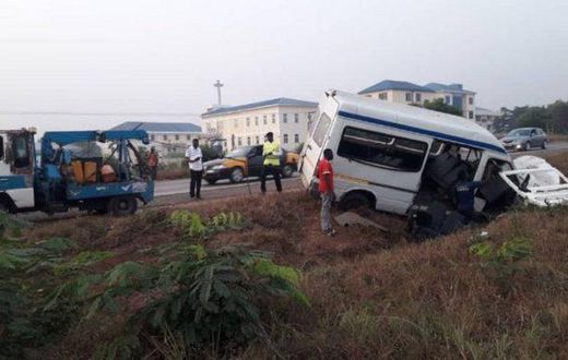 Accident on Tema motorway