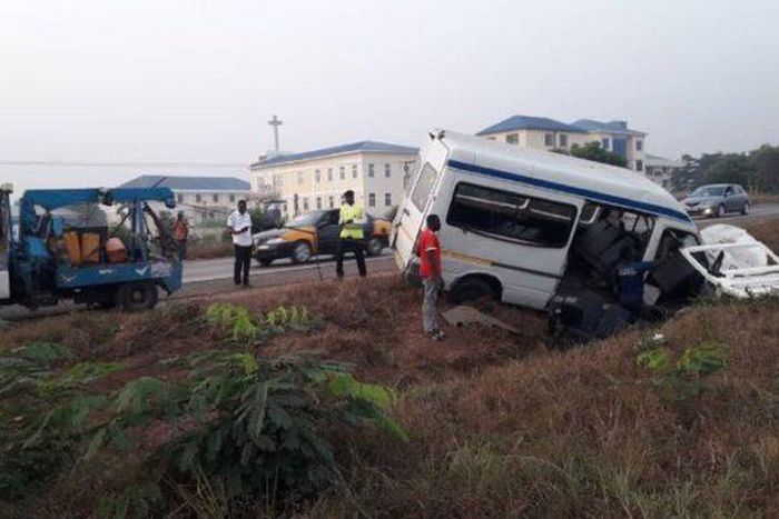 Accident on Tema motorway