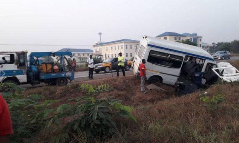Accident on Tema motorway