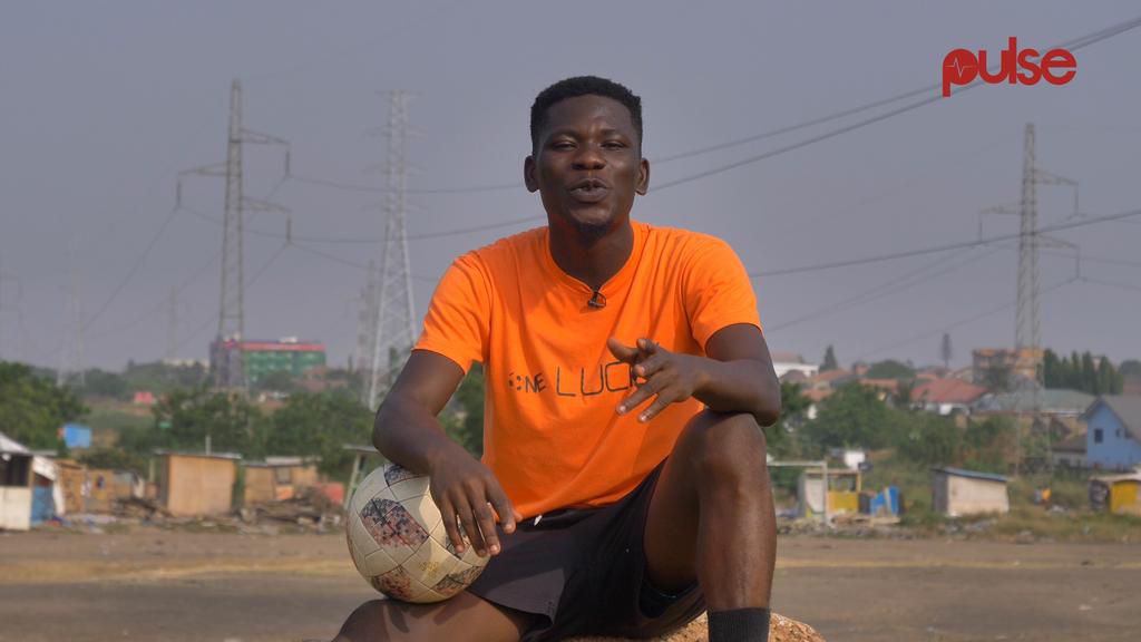 Lucky is currently one of the finest freestyle footballers in Ghana
