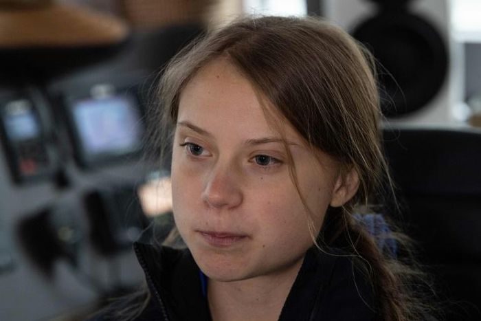 Swedish climate activist Greta Thunberg spoke in an interview with AFP on the eve of her departure from North America, in Hampton, Virginia