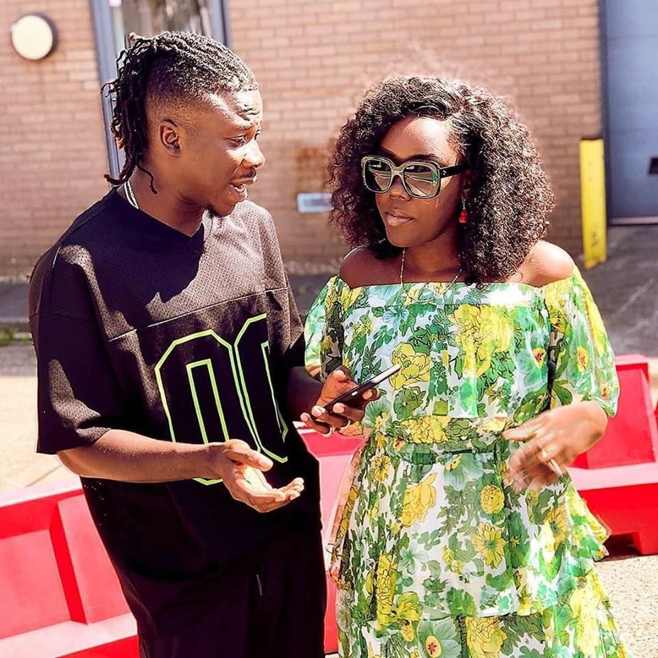 Stonebwoy and his lovely wife, Louisa