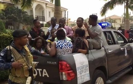 Over 90 Menzgold customers were arrested after protesting at NAM1's house
