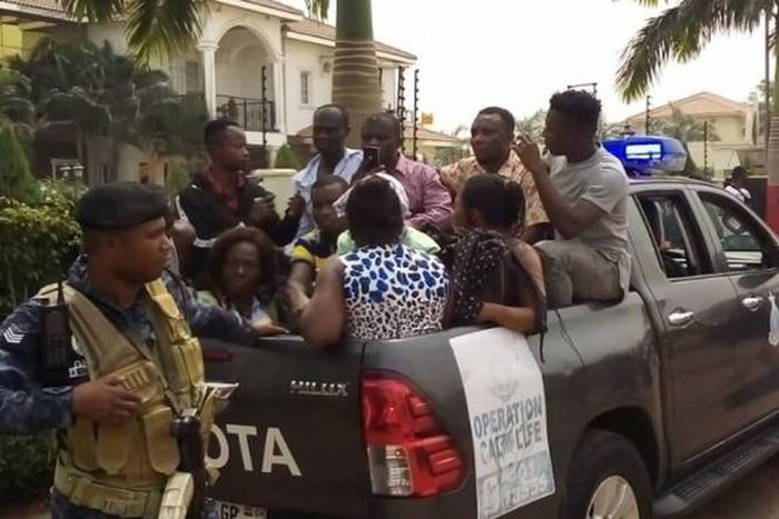 Over 90 Menzgold customers were arrested after protesting at NAM1's house