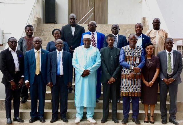 Delegation from KNUST at the State House in Banjul, The Gambia