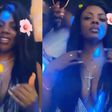 Nana Aba Anamoah puts on cleavage show