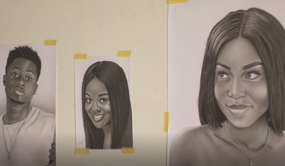 This young Ghanaian entrepreneur is turning recyclable trash into beautiful art