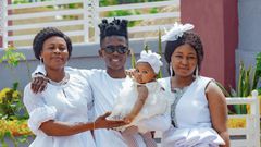See photos from Strongman’s baby christening