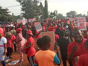 Demo ongoing