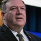 US Secretary of State Mike Pompeo speaks to reporters at the State Department