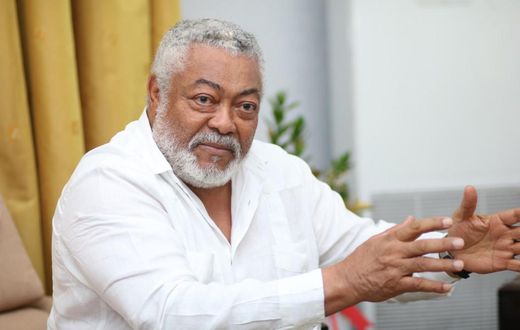 Former President Jerry John Rawlings