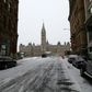 Parliament of Canada, pictureduring morning d rush hour March 23, 2020 in Ottawa