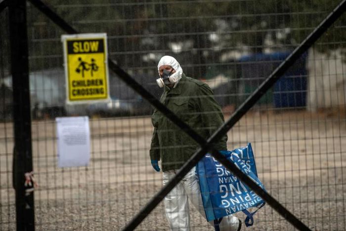 Officials said the Malakasa camp outside Athens had been placed under full lockdown for a fortnight after an Afghan man with a prior medical condition sought help with virus symptoms