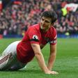 Manchester United defender Harry Maguire missed the FA Cup tie at Derby with an ankle injury
