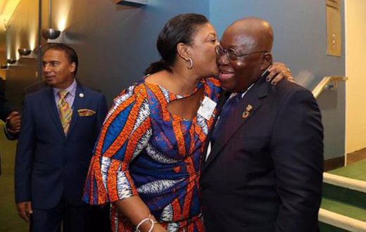 Nana Addo and Rebecca Akufo-Addo