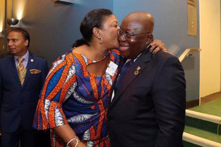 Nana Addo and Rebecca Akufo-Addo