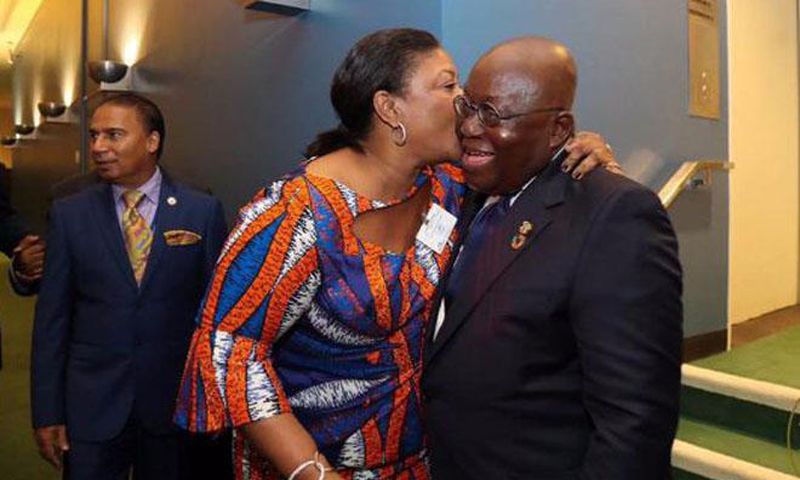 Nana Addo and Rebecca Akufo-Addo