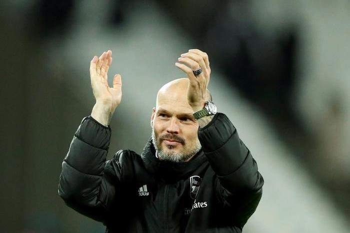Freddie Ljungberg recorded his first win as Arsenal caretaker boss at West Ham on Monday