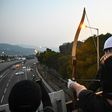 Hong Kong's democracy protesters are combining new tactics with medieval tech as they battle police