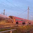 The Milan-Salerno train was en route to Bologna when it came off the tracks
