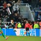 Shelvey stunner: Jonjo Shelvey (right) celebrates his late equaliser for Newcastle against Manchester City
