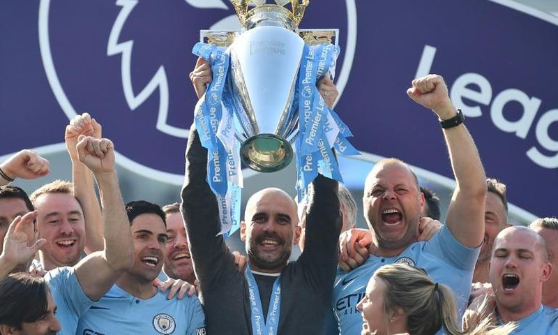 Manchester City won a second straight Premier League title last season