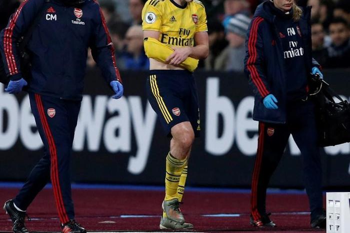 Kieran Tierney is expected to miss three months of action due to a dislocated shoulder