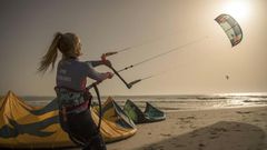 Dakhla, a former garrison town in the heart of disputed Western Sahara, has become popular with kitesurfers of all nationalities
