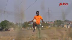 Lucky Sarpong got interested in freestyle football after watching his idols on YouTube