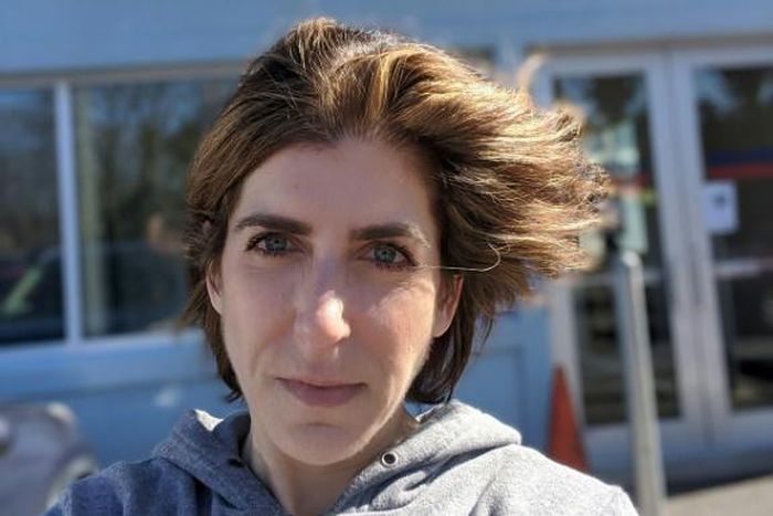 Recovered coronavirus patient Diana Berrent, shown here when was trying to get tested for coronavirus, plans to donate plasma, hoping her antibodies can help other patients battling infection