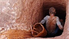 Galamsey pit (File photo)