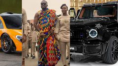 Despite's son's wedding cars