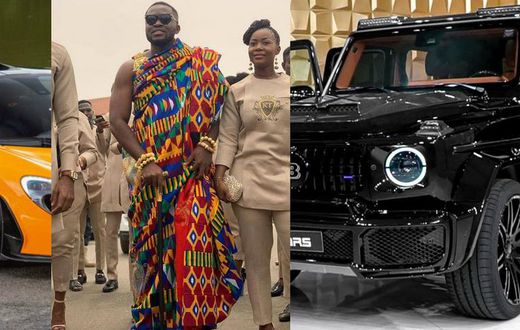 Despite's son's wedding cars