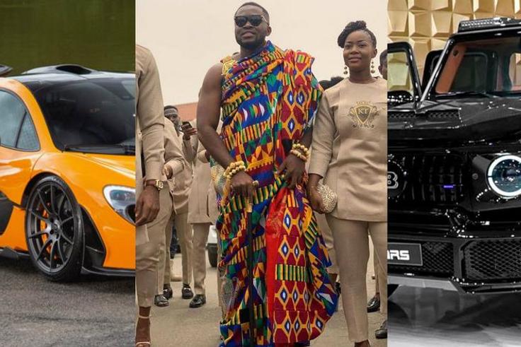 Despite's son's wedding cars