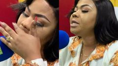 Gifty Osei cries