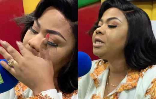 Gifty Osei cries