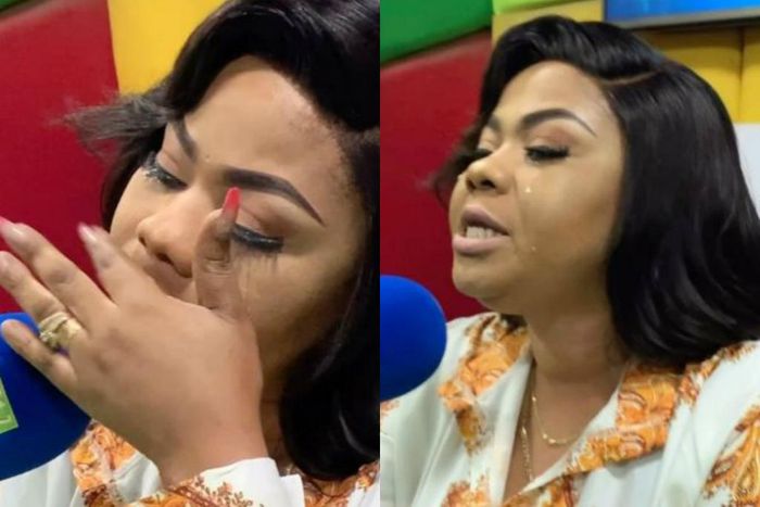 Gifty Osei cries