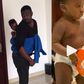John Dumelo playing football with his son is the cutest thing you’ll see (Video)