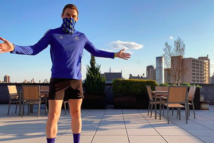 This Guy Just Ran the Boston Marathon on His Roof