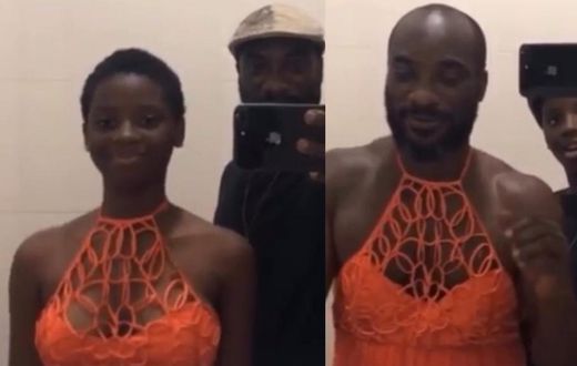 Kwabena Kwabena and his daughter