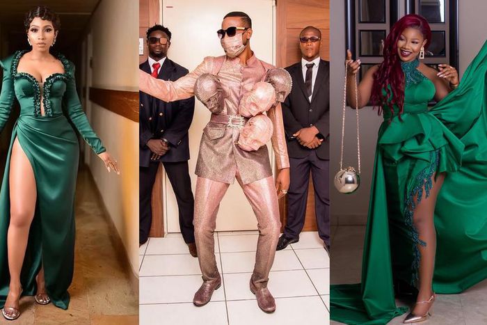 Mercy, Omashola and Symply Tacha at the 2020 AMVCAs