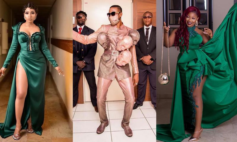 Mercy, Omashola and Symply Tacha at the 2020 AMVCAs