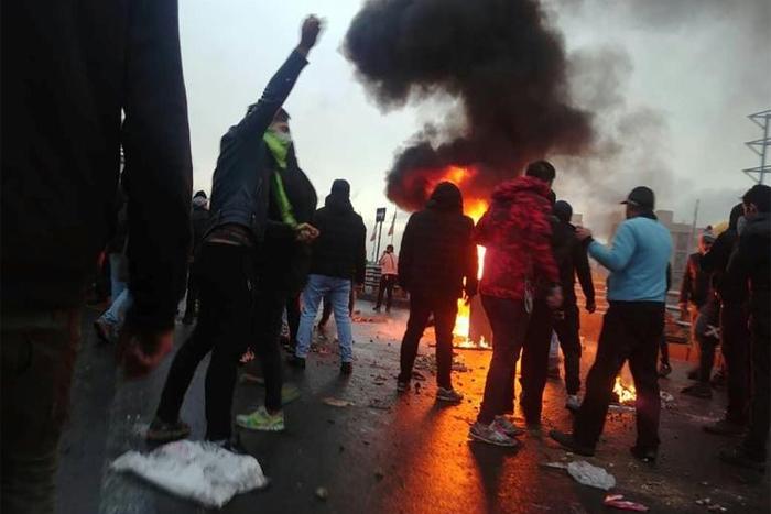 The protests flared hours after it was announced at midnight on Friday that the price of petrol would be raised by 50 percent for the first 60 litres (16 gallons) and by 300 percent for anything above that each month