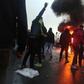 The protests flared hours after it was announced at midnight on Friday that the price of petrol would be raised by 50 percent for the first 60 litres (16 gallons) and by 300 percent for anything above that each month